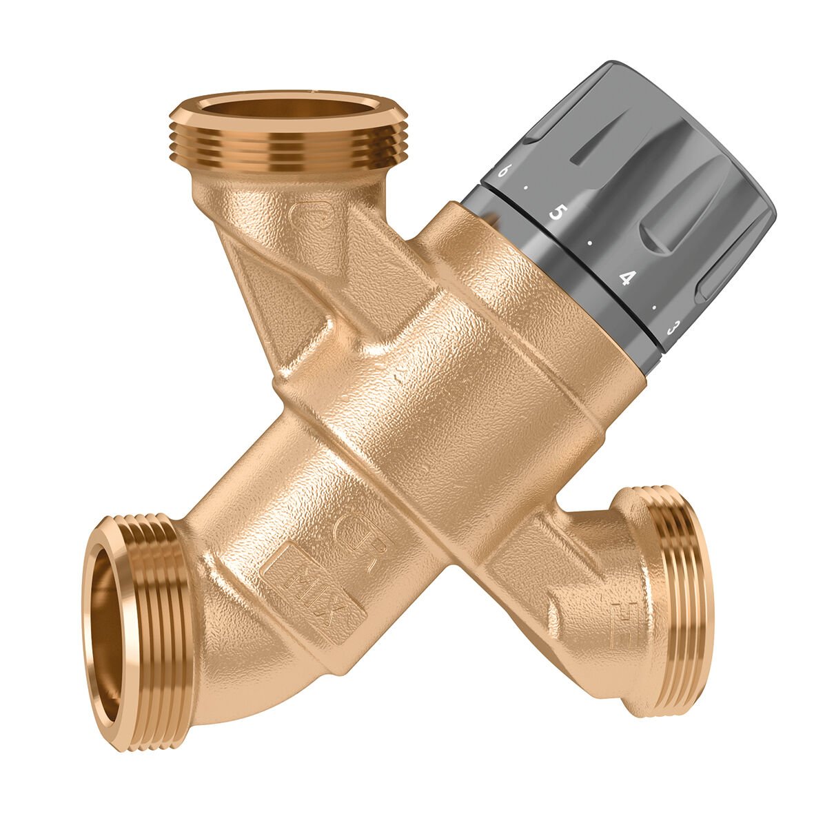 Caleffi Termostatik Karışım Vanası 1'' / 43 ⁰C (Yerden Isıtma Sistemlerine Uygun) 520261