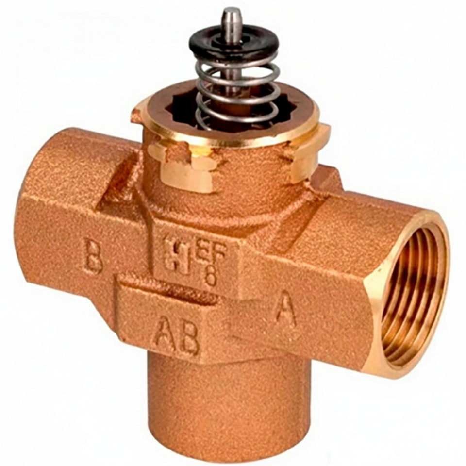 Honeywell Üç Yollu Vana Seti 1'' Motorlu Yay Geri Dönüşlü Tip VC4012