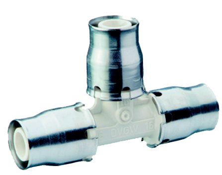 Fraenkische Alpex-Plus T Parçası 26mm - 1 Paket (5 adet)