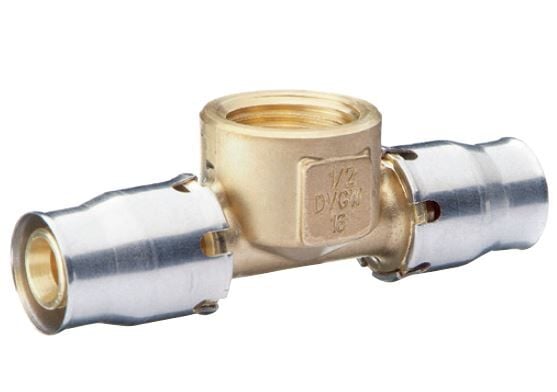 Fraenkische Alpex-Plus İç Dişli T Parçası 16mm-1/2'' - 1 Paket (10 adet)