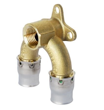 Fraenkische Alpex-Plus Çift Duvar Dirseği 16mm-1/2''-16mm - 1 Paket (10 adet)