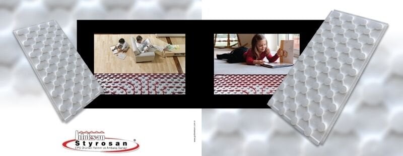 Bloksan Yerden Isıtma Straforu 20 Dansite  (400 gr) 7,2 m2