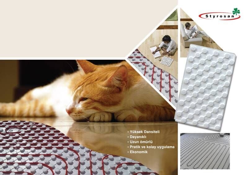 Bloksan Yerden Isıtma Straforu 30 Dansite  (500 gr) 7,2 m2