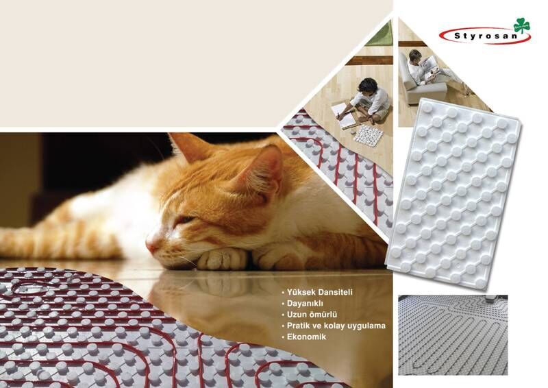 Bloksan Yerden Isıtma Straforu 30 Dansite  (500 gr) 7,2 m2