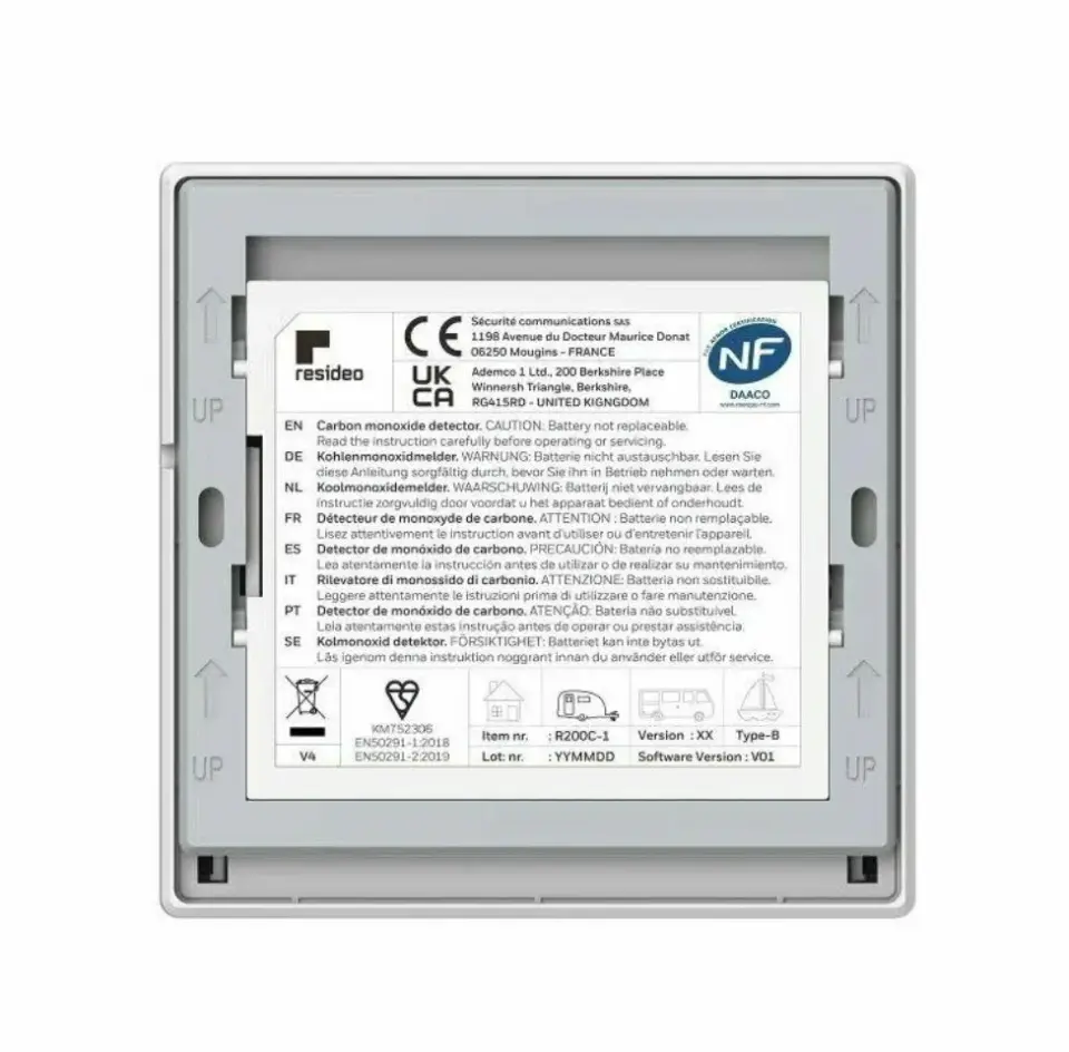 Honeywell Home R200C Karbonmonoksit (CO) Alarm Cihazı